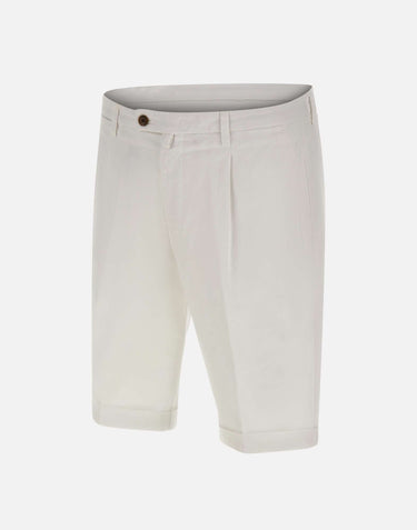 BRIGLIA 1949 Bermuda in cotone WHITE Uomo 