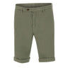 BRIGLIA 1949 Bermuda in cotone con micro texture GREEN Uomo 