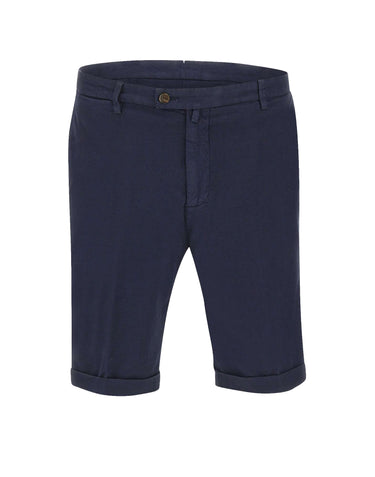 Bermuda in cotone con microtexture BG108325030 00011 BRIGLIA 1949 