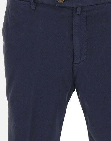 BRIGLIA 1949 Bermuda in cotone con microtexture BLUE Uomo 