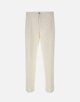 BRIGLIA 1949 Pantaloni in misto cotone WHITE Uomo 