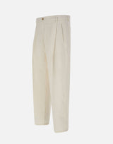 BRIGLIA 1949 Pantaloni in misto cotone WHITE Uomo 