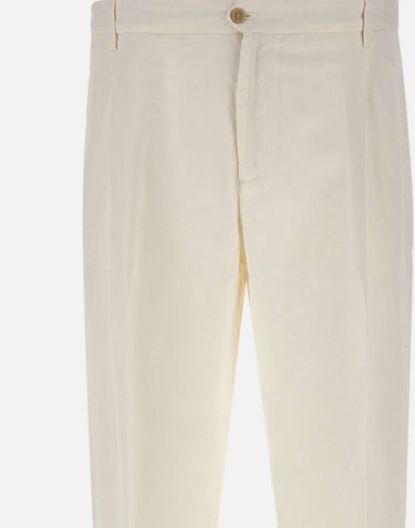 BRIGLIA 1949 Pantaloni in misto cotone WHITE Uomo 