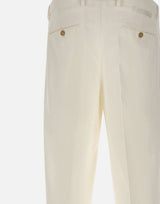 BRIGLIA 1949 Pantaloni in misto cotone WHITE Uomo 