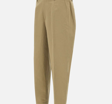 BRIGLIA 1949 Pantaloni "Portofinos" in cotone e lino BEIGE Uomo 