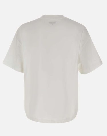 CARHARTT WIP T-Shirt "S-S Link Script" WHITE Uomo 