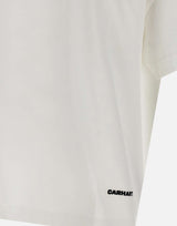 CARHARTT WIP T-Shirt "S-S Link Script" WHITE Uomo 
