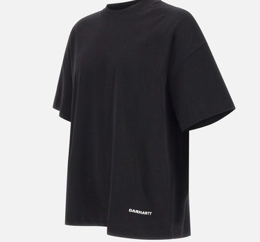 CARHARTT WIP T-Shirt "S-S Link Script" BLACK Uomo 
