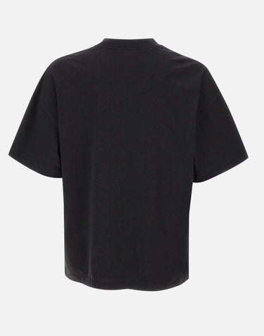 CARHARTT WIP T-Shirt "S-S Link Script" BLACK Uomo 