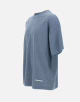 CARHARTT WIP T-shirt "S/S Link Script" Light Blue Uomo 
