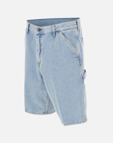 CARHARTT WIP "Single Knee Short" Light Blue Uomo 