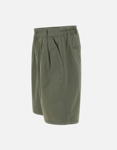 CARHARTT WIP Shorts "Marv" GREEN Uomo 
