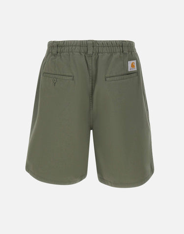 CARHARTT WIP Shorts "Marv" GREEN Uomo 