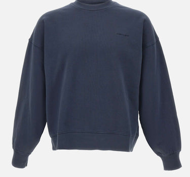 CARHARTT WIP "Benton Sweatshirt" BLUE Uomo 