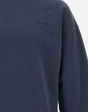 CARHARTT WIP "Benton Sweatshirt" BLUE Uomo 