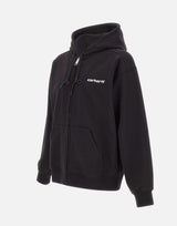 CARHARTT WIP "Hooded Archive Lines Jacket" BLACK Uomo 
