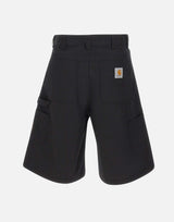 CARHARTT WIP Shorts "Postal DK" BLACK Uomo 