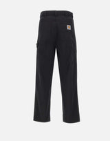 CARHARTT WIP Pantalone "Postal Single Knee" BLACK Uomo 
