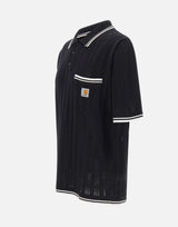 CARHARTT WIP Polo "S/S Ramsey" BLACK Uomo 