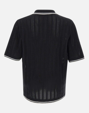CARHARTT WIP Polo "S/S Ramsey" BLACK Uomo 