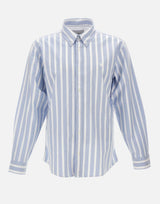 CARHARTT WIP Camicia "L/S Deven" Light Blue Uomo 