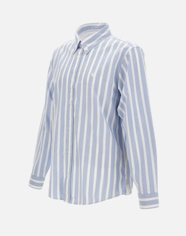CARHARTT WIP Camicia "L/S Deven" Light Blue Uomo 