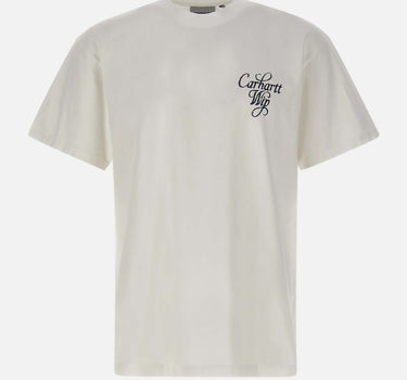 CARHARTT WIP T-shirt "S/S Vestige" WHITE Uomo 