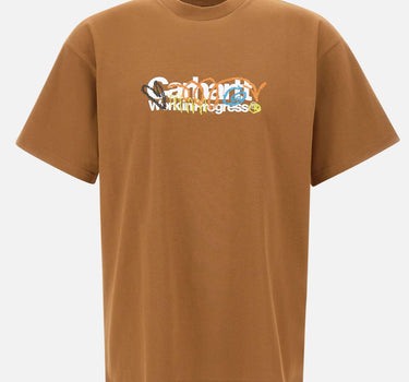 CARHARTT WIP T-shirt "Primary" BROWN Uomo 