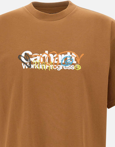 CARHARTT WIP T-shirt "Primary" BROWN Uomo 