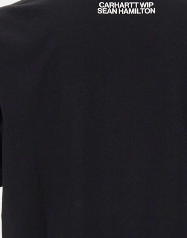 CARHARTT WIP T-shirt "S/S Sean Hamilton 02" BLACK Uomo 