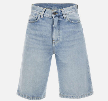 CARHARTT WIP Shorts "Langdon" Light Blue Uomo 
