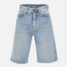 CARHARTT WIP Shorts "Langdon" Light Blue Uomo 