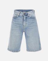 CARHARTT WIP Shorts "Langdon" Light Blue Uomo 