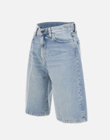 CARHARTT WIP Shorts "Langdon" Light Blue Uomo 