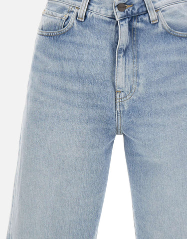 CARHARTT WIP Shorts "Langdon" Light Blue Uomo 