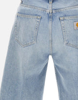 CARHARTT WIP Shorts "Langdon" Light Blue Uomo 