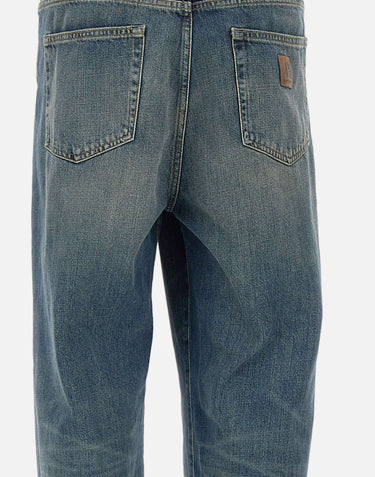 CARHARTT WIP Jeans "Aaron" BLUE Uomo 