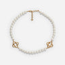 "Medium Pearl Logo Necklace" APF25JW085 01 CASABLANCA 