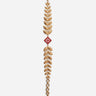 "Gold Laurel Leaf Bracelet" APF25JW254 01 CASABLANCA 