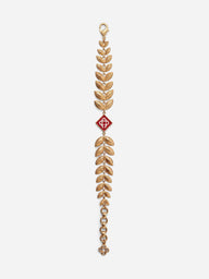 "Gold Laurel Leaf Bracelet" APF25JW254 01 CASABLANCA 