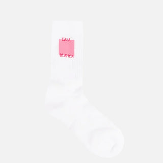 "Rose Shadow Logo Square Socks" ASS26ACC010 02 CASABLANCA 