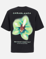 T-shirt over "Glitch orchid" MSP26JTS044 06 CASABLANCA 