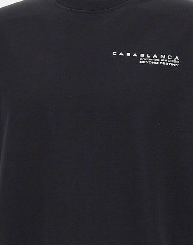 T-shirt over "Glitch orchid" MSP26JTS044 06 CASABLANCA 