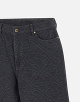 Shorts in denim "Laser monogram" MSP26TR397 01 CASABLANCA 