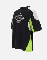 T-shirt over con blocchi di colore MSS26JTS066 01 CASABLANCA 