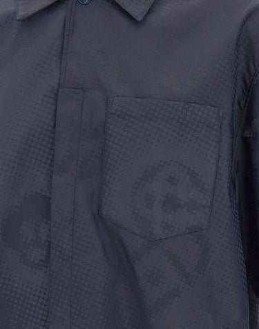 Camicia a maniche corte con monogramma MSS26SH277 01 CASABLANCA 