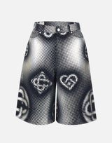 Shorts "Pearlescent monogram denim" MSS26TR425 01 CASABLANCA 