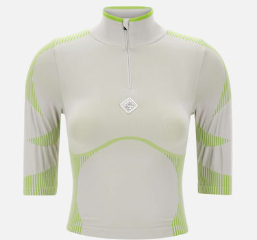 Top senza cuciture con mezza zip WSP26ACT056 01 CASABLANCA 