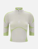 Top senza cuciture con mezza zip WSP26ACT056 01 CASABLANCA 