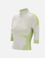 Top senza cuciture con mezza zip WSP26ACT056 01 CASABLANCA 